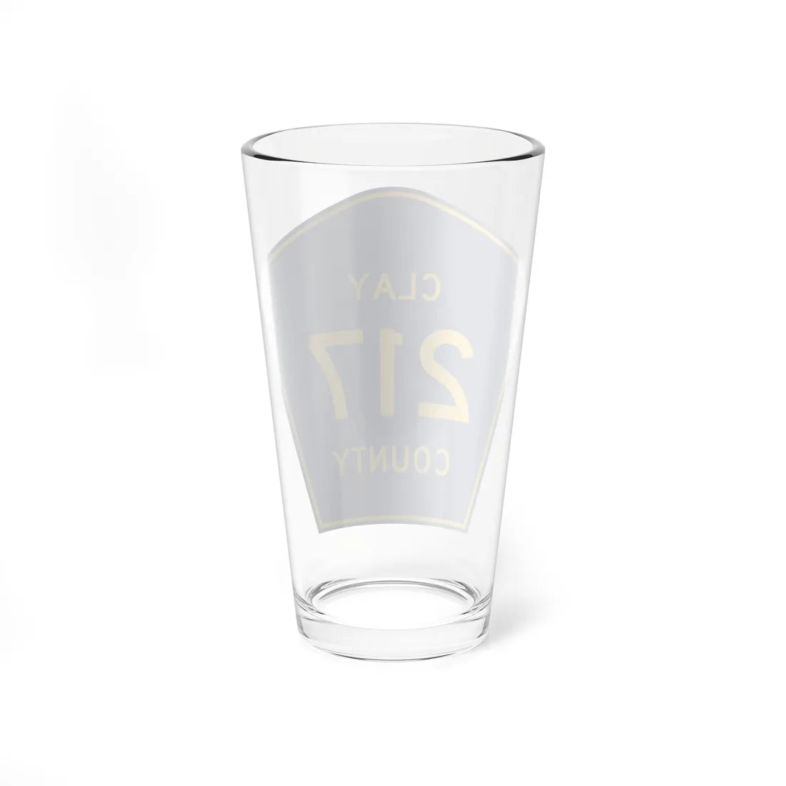 Clay County 217 (Florida) (Road Sign) Pint Glass 16oz - Go Mug Yourself