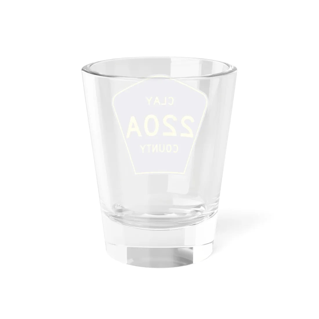 Clay County 220A (Florida) (Road Sign) Shot Glass 1.5oz - Go Mug Yourself