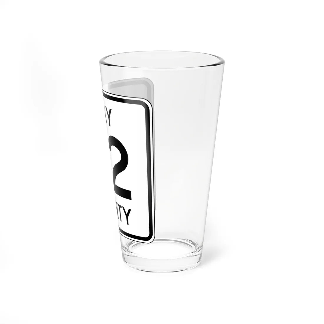Clay County 52 MN (Minnesota) (Road Sign) Pint Glass 16oz - Go Mug Yourself