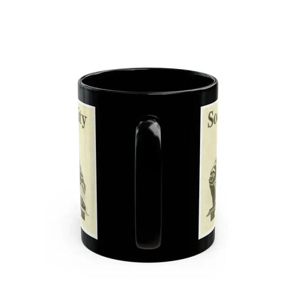 Cleaning Up Boston ad, 1909 - Black Coffee Mug - Go Mug Yourself