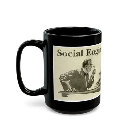 Cleaning Up Boston ad, 1909 - Black Coffee Mug - Go Mug Yourself