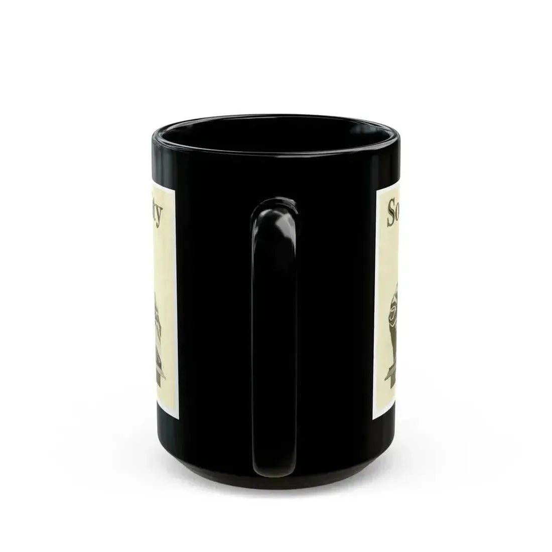 Cleaning Up Boston ad, 1909 - Black Coffee Mug - Go Mug Yourself