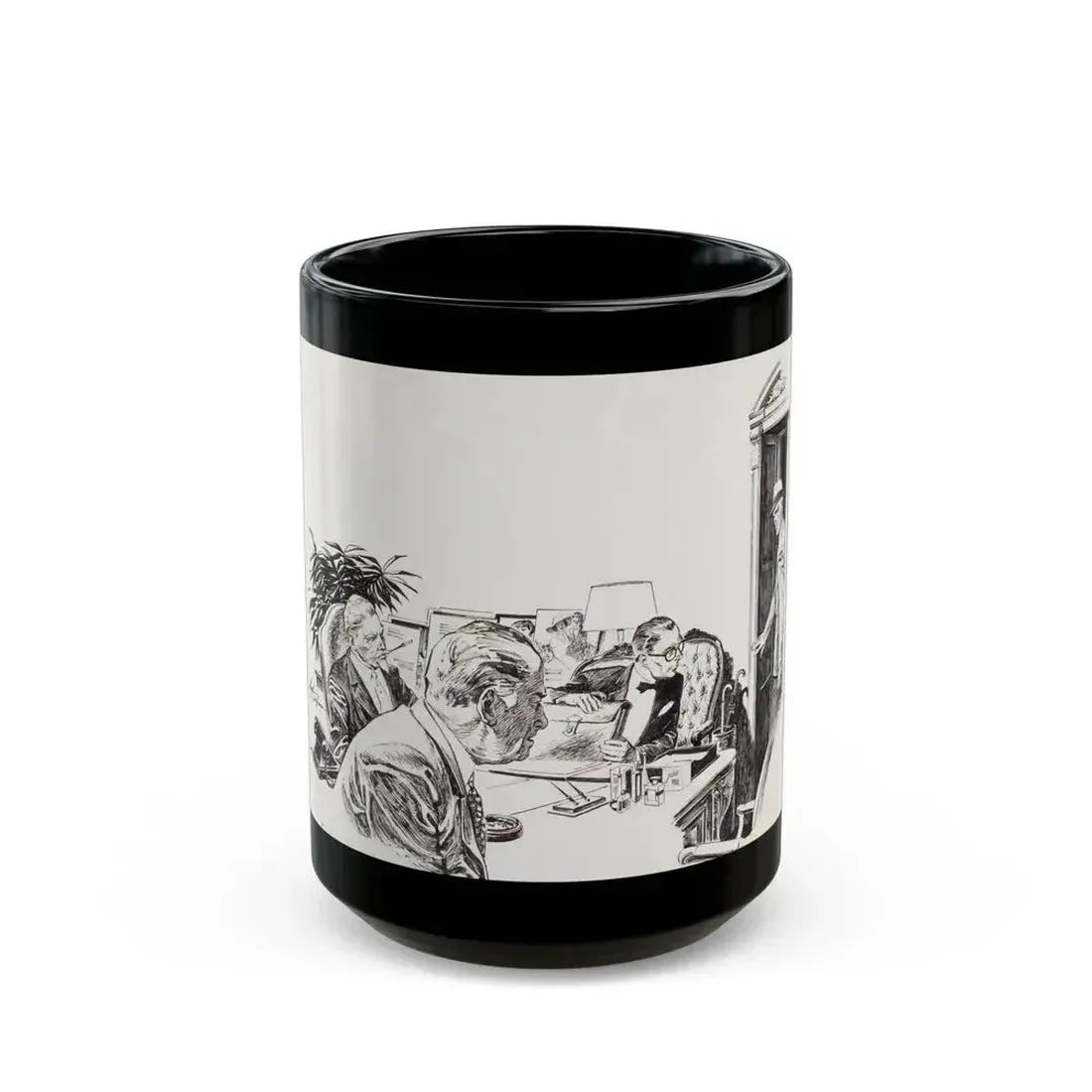 Clear and present danger - Black Coffee Mug 15oz - Go Mug Yourself