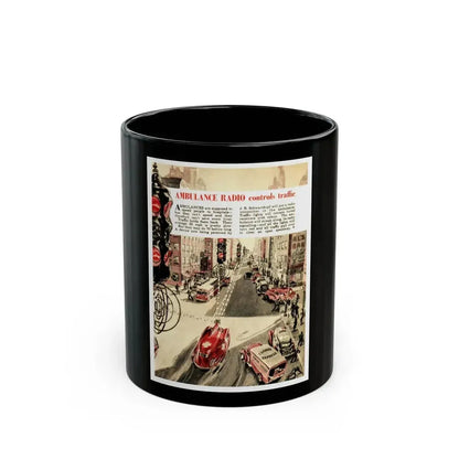 Clearing A Path, 1948 - Black Coffee Mug 11oz - Go Mug Yourself