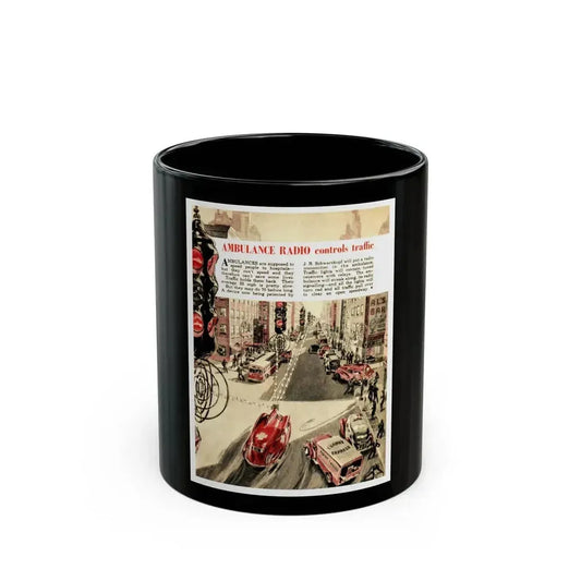 Clearing A Path, 1948 - Black Coffee Mug 11oz - Go Mug Yourself