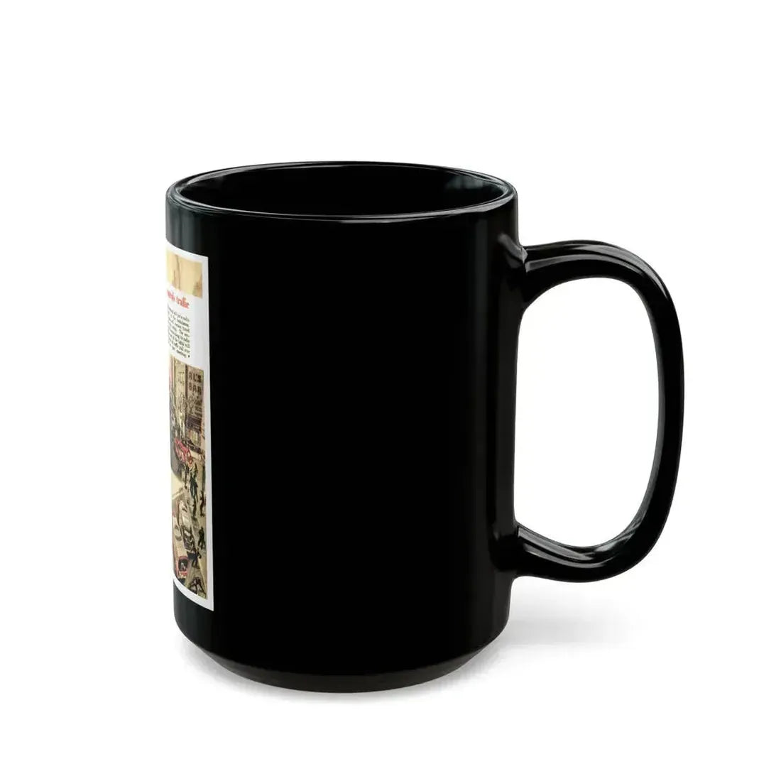 Clearing A Path, 1948 - Black Coffee Mug - Go Mug Yourself