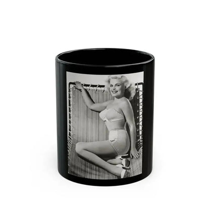 Cleo Moore #02 (Vintage Female Icon) Black Coffee Mug 11oz - Go Mug Yourself