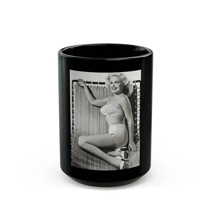 Cleo Moore #02 (Vintage Female Icon) Black Coffee Mug 15oz - Go Mug Yourself