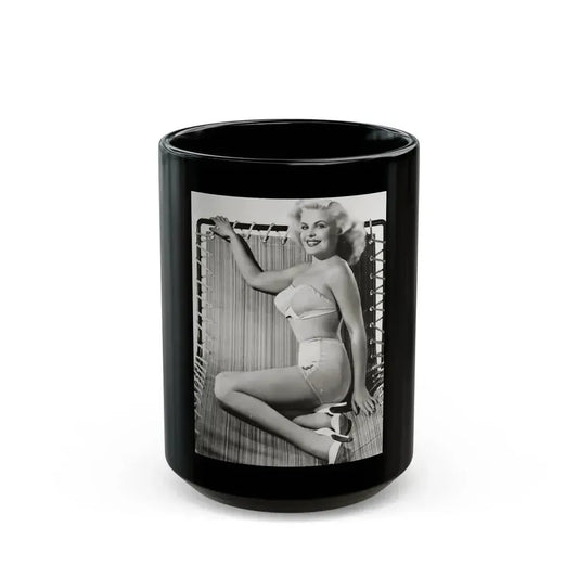 Cleo Moore #02 (Vintage Female Icon) Black Coffee Mug 15oz - Go Mug Yourself
