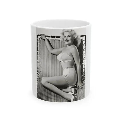 Cleo Moore #02 (Vintage Female Icon) White Coffee Mug 11oz - Go Mug Yourself