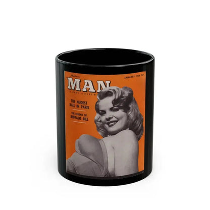 Cleo Moore #07 - Mag.Cover (Vintage Female Icon) Black Coffee Mug 11oz - Go Mug Yourself