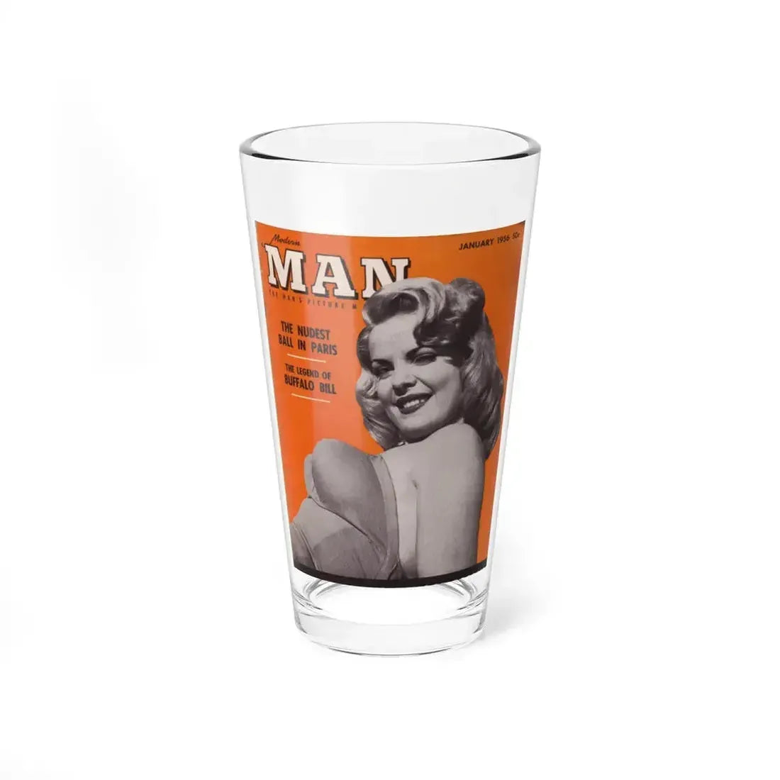 Cleo Moore #07 - Mag.Cover (Vintage Female Icon) Pint Glass 16oz 16oz - Go Mug Yourself