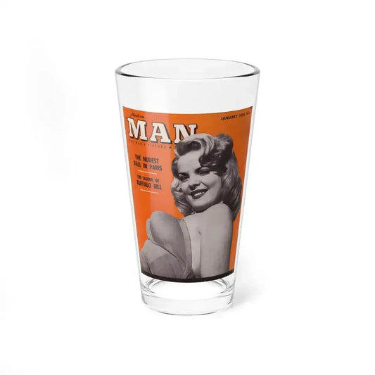 Cleo Moore #07 - Mag.Cover (Vintage Female Icon) Pint Glass 16oz 16oz - Go Mug Yourself