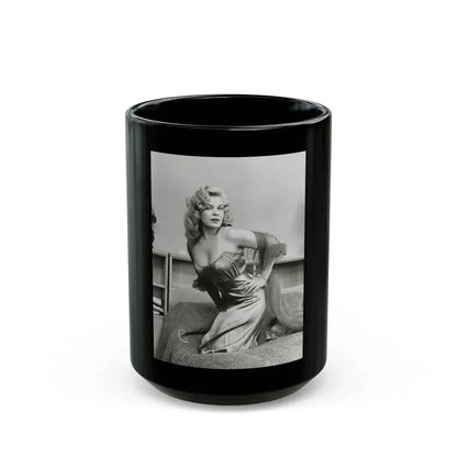 Cleo Moore #102 (Vintage Female Icon) Black Coffee Mug 15oz - Go Mug Yourself