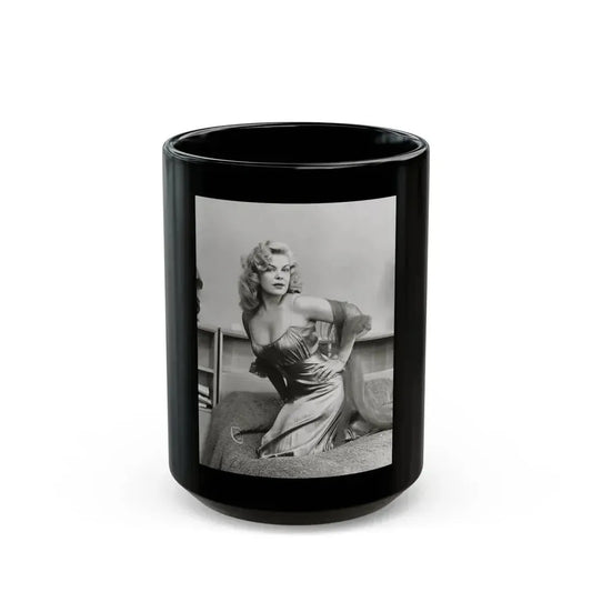 Cleo Moore #102 (Vintage Female Icon) Black Coffee Mug 15oz - Go Mug Yourself