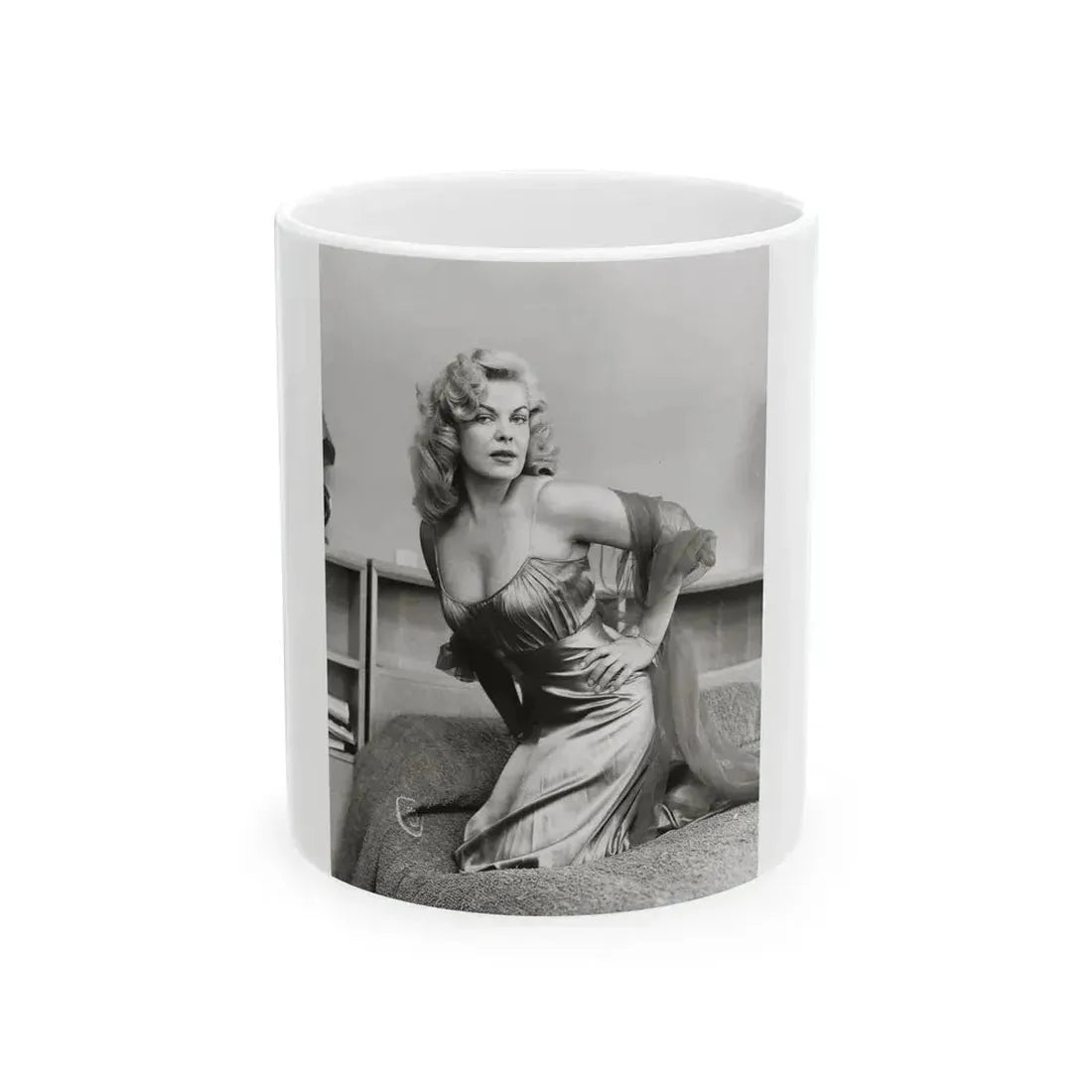 Cleo Moore #102 (Vintage Female Icon) White Coffee Mug 11oz - Go Mug Yourself