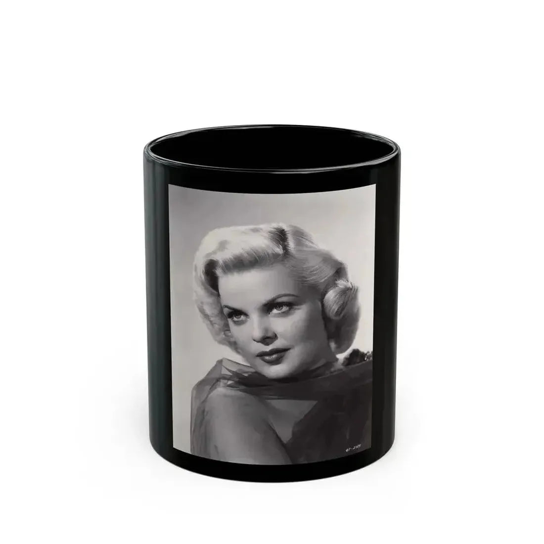 Cleo Moore #120 (Vintage Female Icon) Black Coffee Mug 11oz - Go Mug Yourself