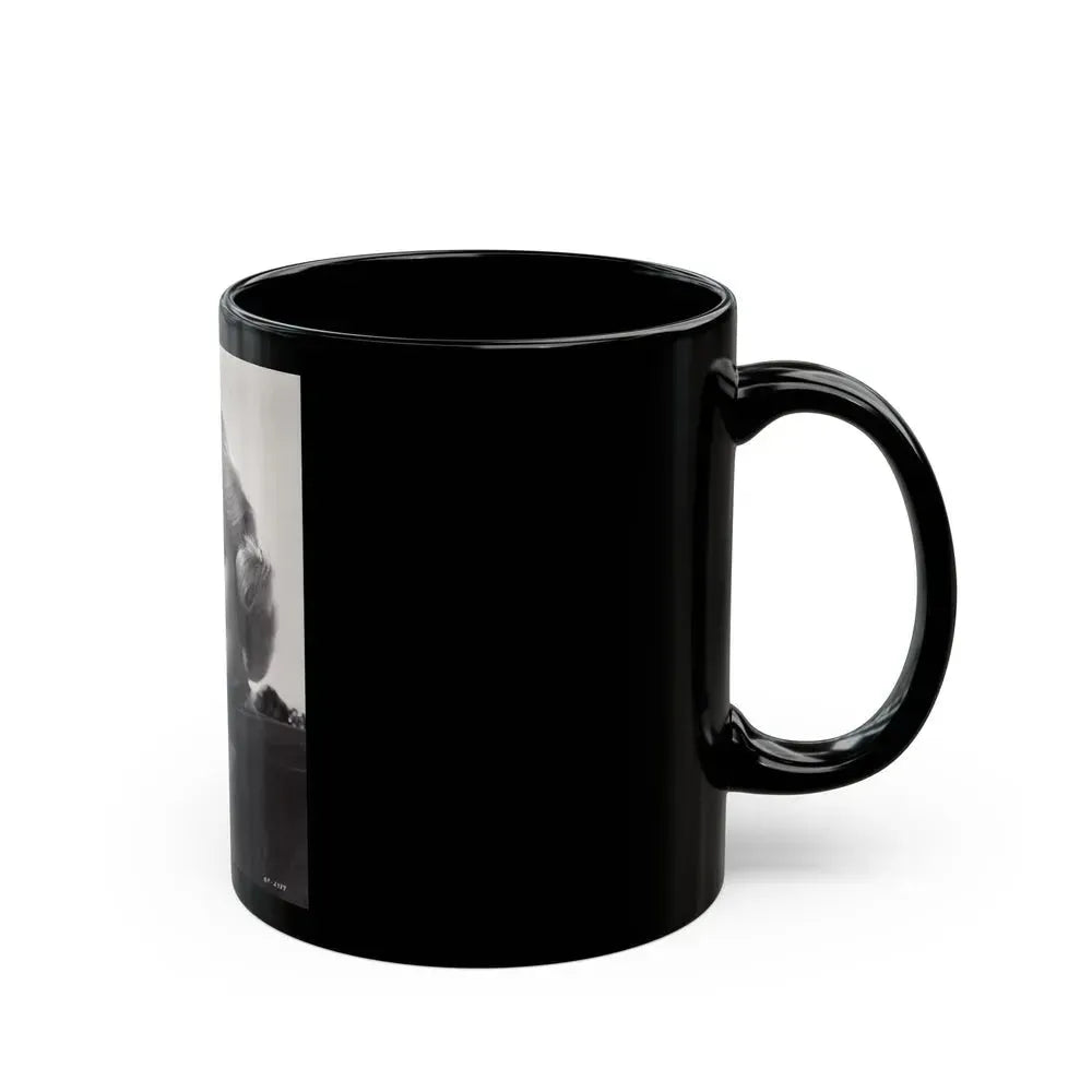 Cleo Moore #120 (Vintage Female Icon) Black Coffee Mug - Go Mug Yourself