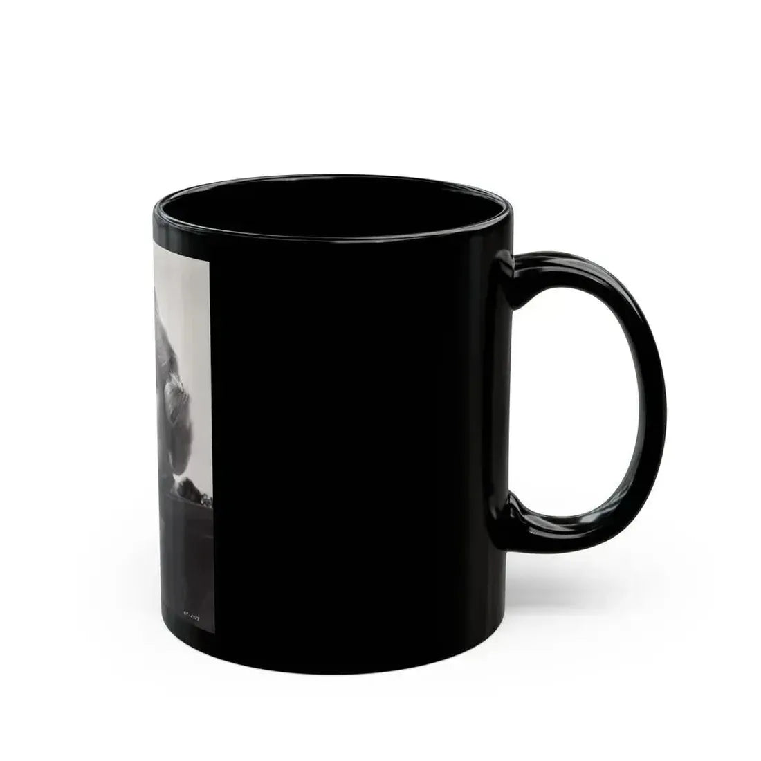 Cleo Moore #120 (Vintage Female Icon) Black Coffee Mug - Go Mug Yourself