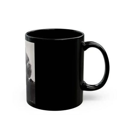 Cleo Moore #120 (Vintage Female Icon) Black Coffee Mug - Go Mug Yourself