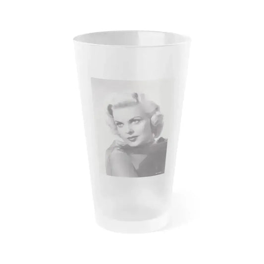 Cleo Moore #120 (Vintage Female Icon) Frosted Pint Glass 16oz 16oz Frosted - Go Mug Yourself
