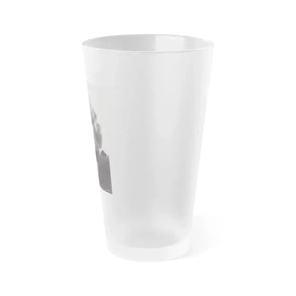 Cleo Moore #120 (Vintage Female Icon) Frosted Pint Glass 16oz - Go Mug Yourself