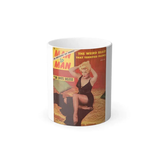 Cleo Moore #122 - Mag. Cover (Vintage Female Icon) Color Changing Coffee Mug 11oz - Go Mug Yourself