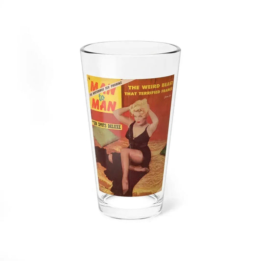 Cleo Moore #122 - Mag. Cover (Vintage Female Icon) Pint Glass 16oz 16oz - Go Mug Yourself