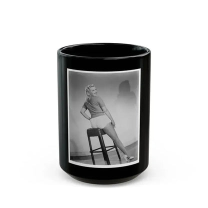 Cleo Moore #123 (Vintage Female Icon) Black Coffee Mug 15oz - Go Mug Yourself