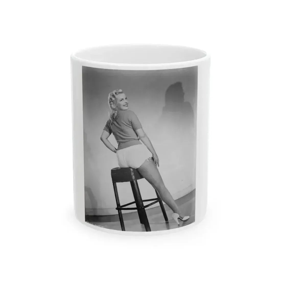 Cleo Moore #123 (Vintage Female Icon) White Coffee Mug 11oz - Go Mug Yourself