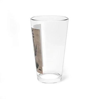 Cleo Moore #131 - Glamorous Models Mag. '51 - 1 B&W Photo (Vintage Female Icon) Pint Glass 16oz - Go Mug Yourself