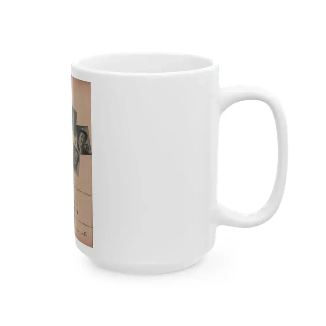 Cleo Moore #140 - Glamorous Models Mag. '50 - 1 B&W Photo (Vintage Female Icon) White Coffee Mug - Go Mug Yourself