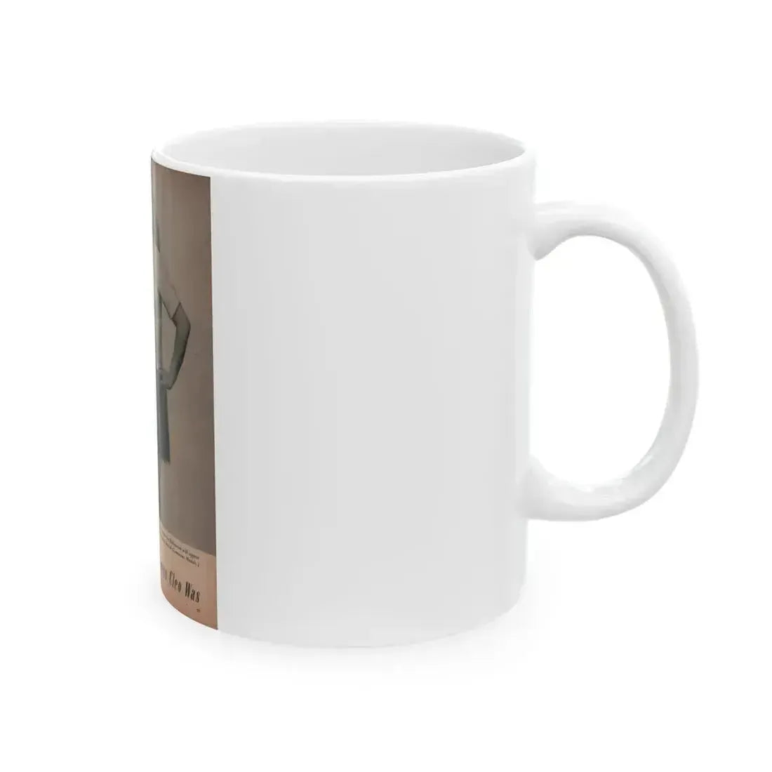 Cleo Moore #141 - Glamorous Models Mag. '50 - 1 B&W Photo (Vintage Female Icon) White Coffee Mug - Go Mug Yourself