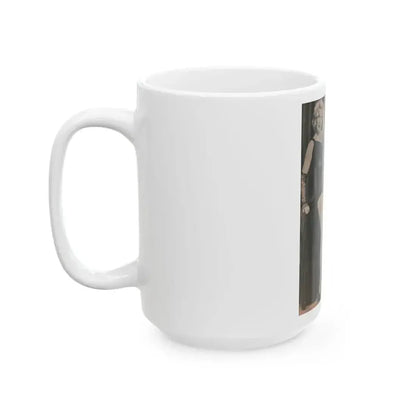 Cleo Moore #142 - Glamorous Models Mag. '54 - 1 B&W Photo & Article (Vintage Female Icon) White Coffee Mug - Go Mug Yourself