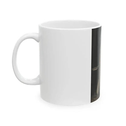 Cleo Moore #143 - Glamorous Models Mag. '54 - 1 B&W Photo (Vintage Female Icon) White Coffee Mug - Go Mug Yourself