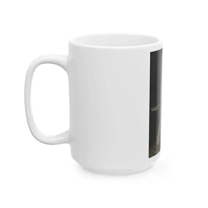 Cleo Moore #143 - Glamorous Models Mag. '54 - 1 B&W Photo (Vintage Female Icon) White Coffee Mug - Go Mug Yourself