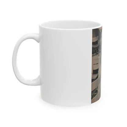 Cleo Moore #145 - Famous Models Mag. May-June '51 - 1 B&W Photo (Vintage Female Icon) White Coffee Mug - Go Mug Yourself