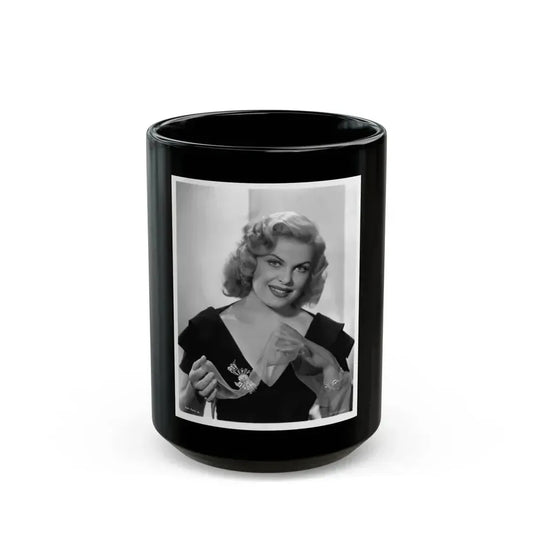 Cleo Moore #147 (Vintage Female Icon) Black Coffee Mug 15oz - Go Mug Yourself
