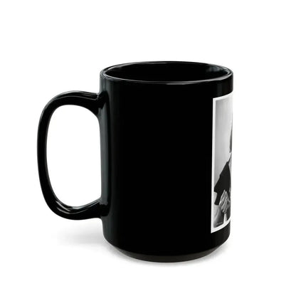 Cleo Moore #147 (Vintage Female Icon) Black Coffee Mug - Go Mug Yourself