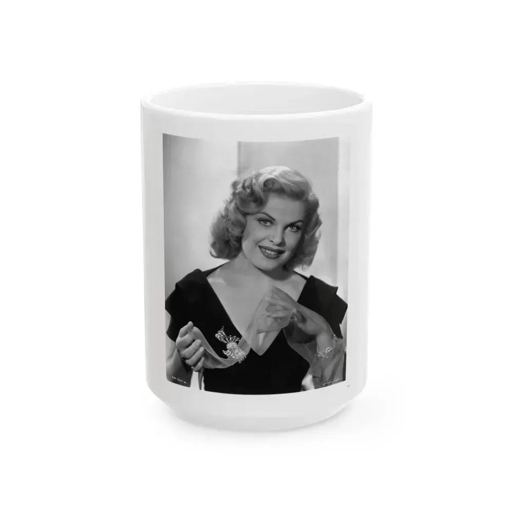 Cleo Moore #147 (Vintage Female Icon) White Coffee Mug 15oz - Go Mug Yourself