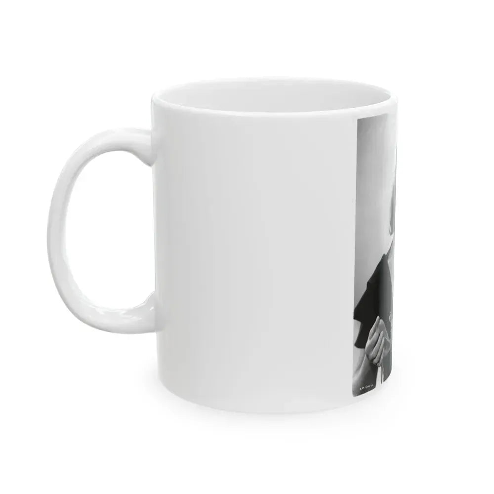 Cleo Moore #147 (Vintage Female Icon) White Coffee Mug - Go Mug Yourself