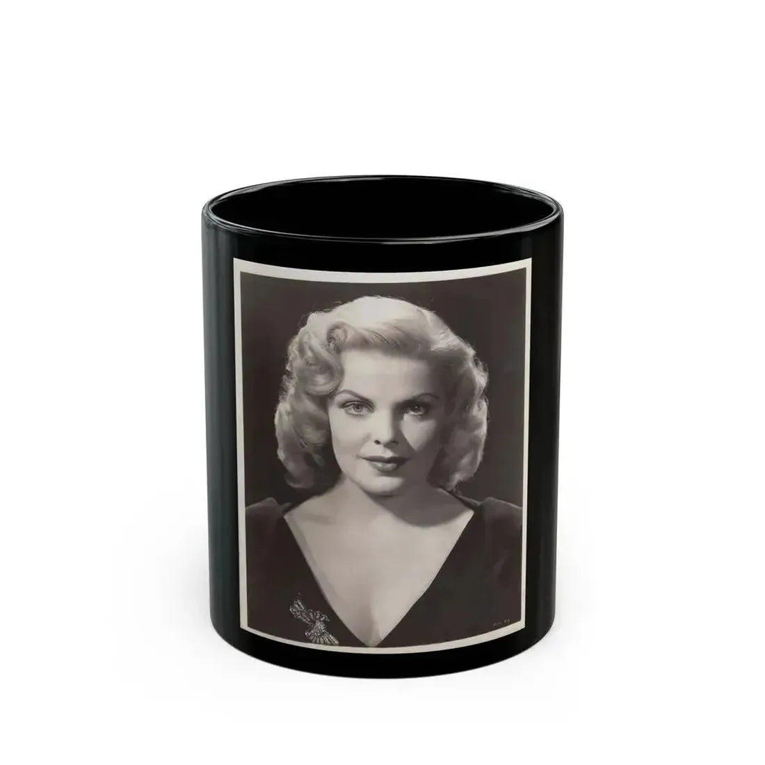 Cleo Moore #159 (Vintage Female Icon) Black Coffee Mug 11oz - Go Mug Yourself