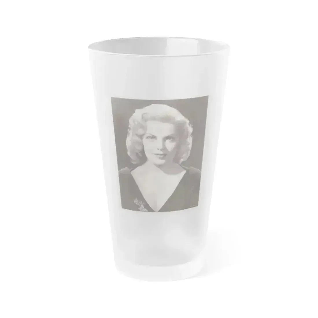 Cleo Moore #159 (Vintage Female Icon) Frosted Pint Glass 16oz 16oz Frosted - Go Mug Yourself