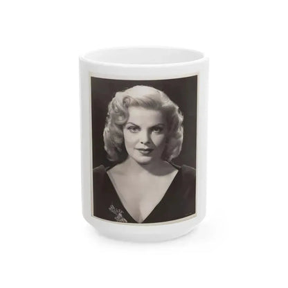 Cleo Moore #159 (Vintage Female Icon) White Coffee Mug 15oz - Go Mug Yourself