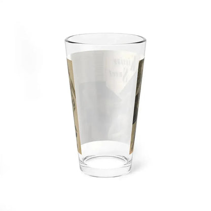 Cleo Moore #165 - Cover Girls Models Mag. '54 - 1 Page 1 B&W Centerfold, 2 Others & Paragraph 1 (Vintage Female Icon) Pint Glass 16oz - Go Mug Yourself