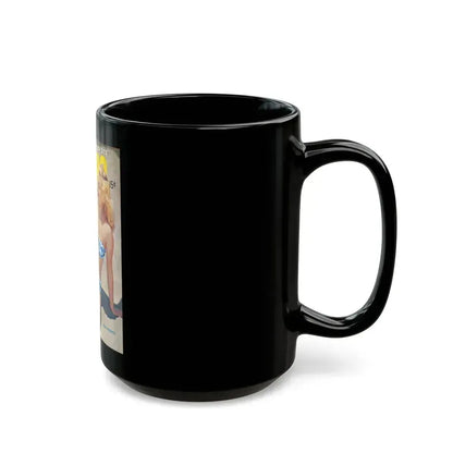 Cleo Moore #166 - Mag. Cover (Vintage Female Icon) Black Coffee Mug - Go Mug Yourself