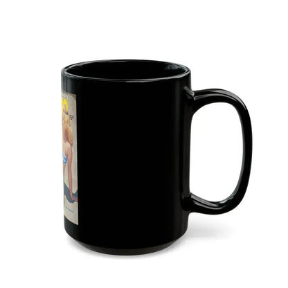 Cleo Moore #166 - Mag. Cover (Vintage Female Icon) Black Coffee Mug - Go Mug Yourself