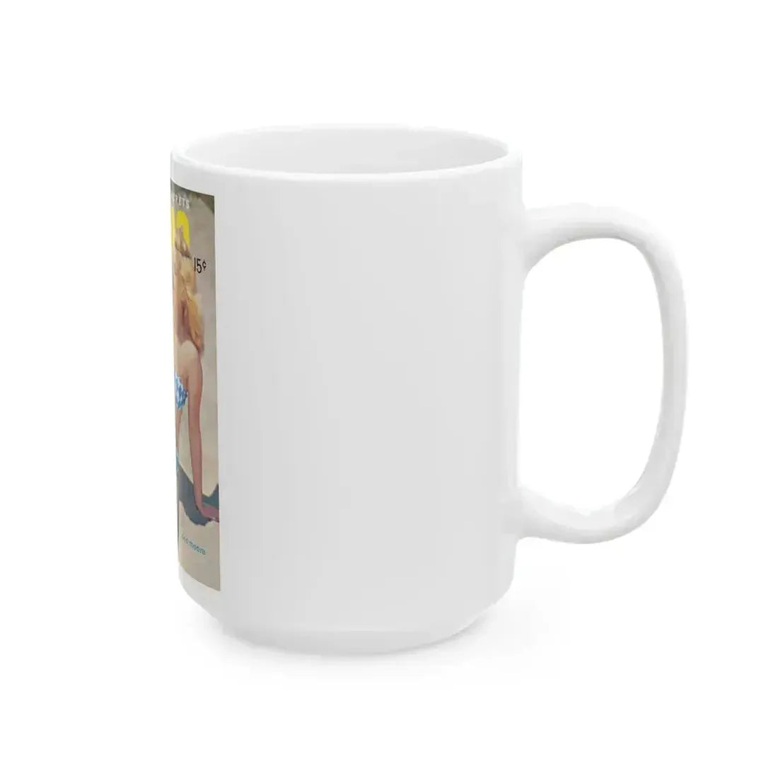 Cleo Moore #166 - Mag. Cover (Vintage Female Icon) White Coffee Mug - Go Mug Yourself