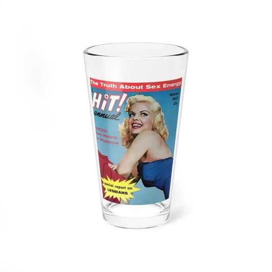 Cleo Moore #167 - Mag. Cover (Vintage Female Icon) Pint Glass 16oz 16oz - Go Mug Yourself