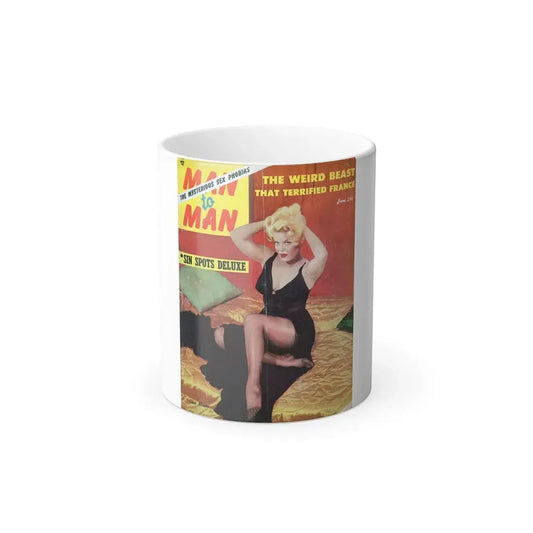 Cleo Moore #168 - Mag. Cover (Vintage Female Icon) Color Changing Mug 11oz 11oz - Go Mug Yourself